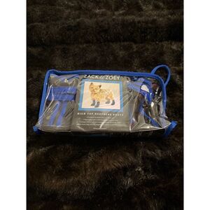 Zack & Zoey ThermaPet Neoprene Dog Boots, blue size medium new